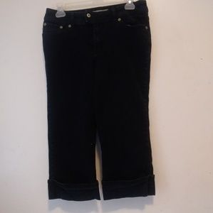 Chico's Platinum Denim Athena Crop Stretch sz 0.5